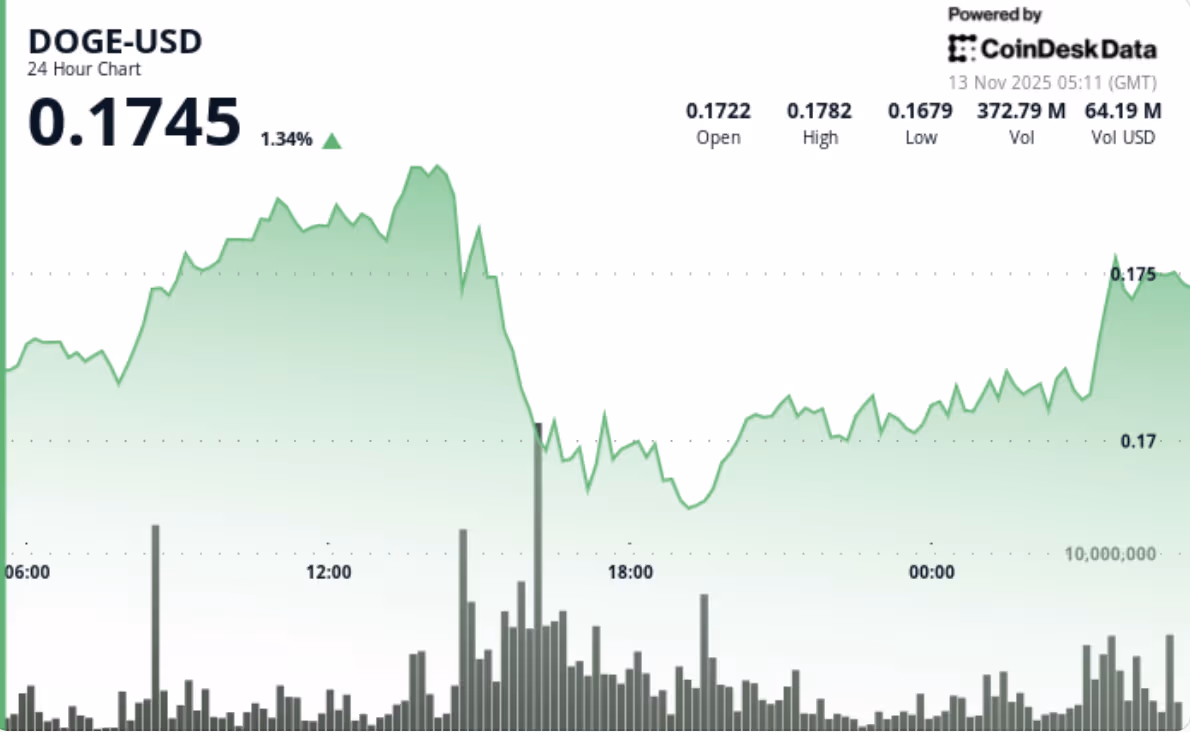 نمودار قیمت دوج کوین