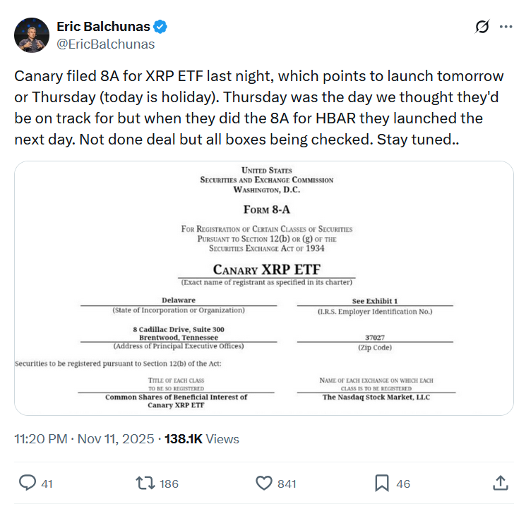 توییت اریک بالچوناس