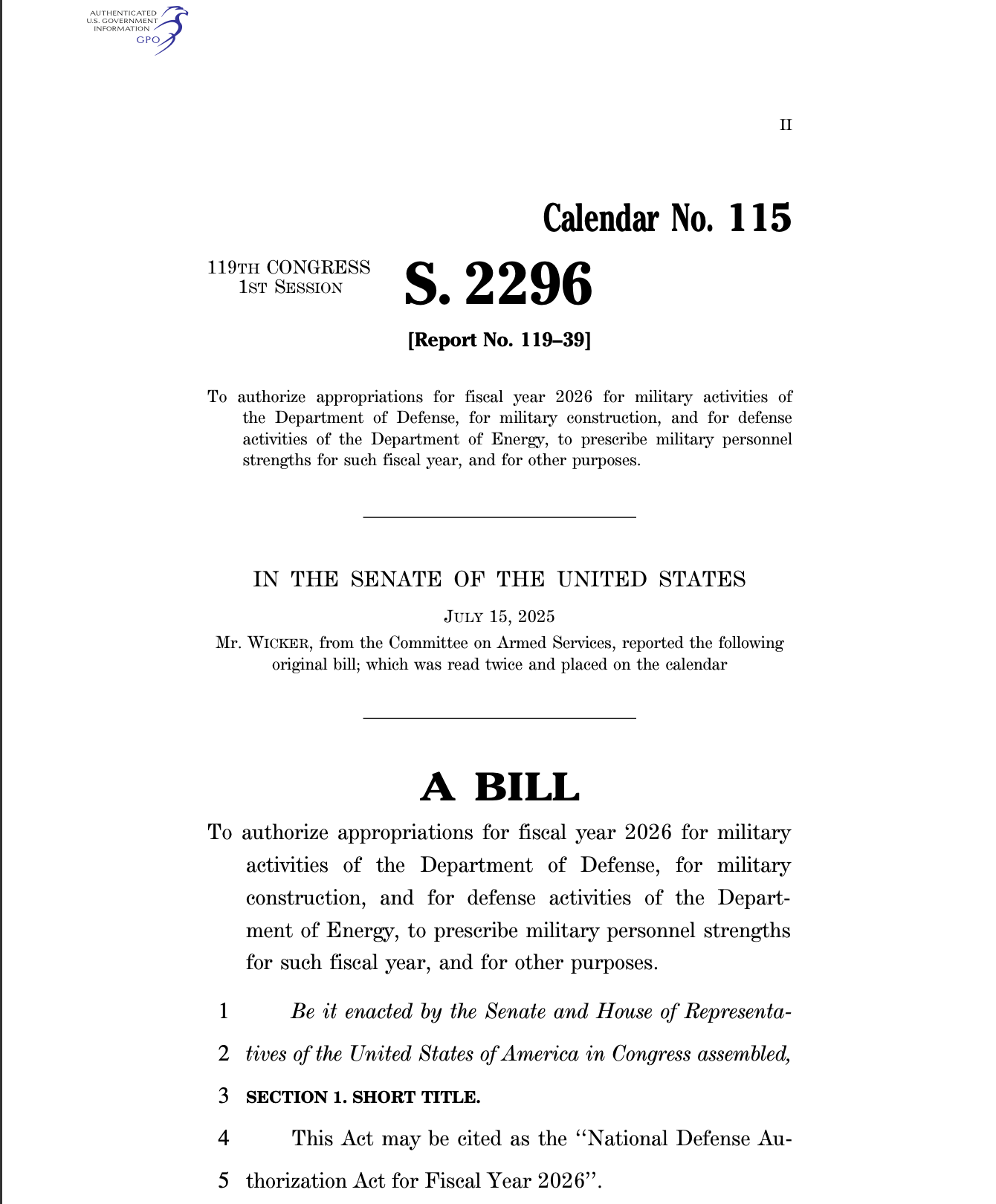 گزارش نامه قانون GAIN