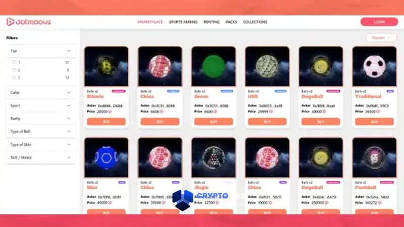 ان اف تی پلتفرم دات مووز
